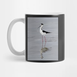 The Black Necked Stilt Bird Mug